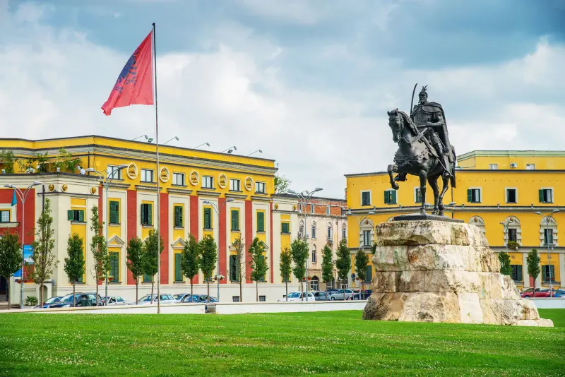 Skanderbeg square tirana albania