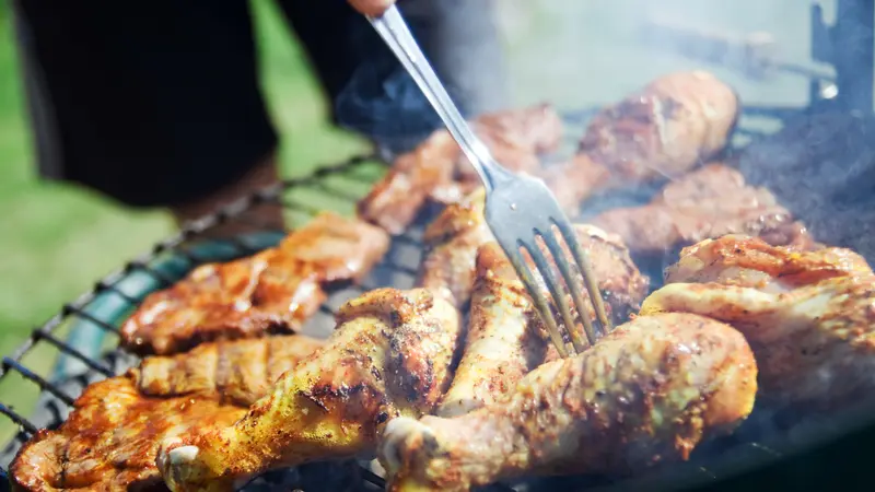 Picnic gratar carne mancare