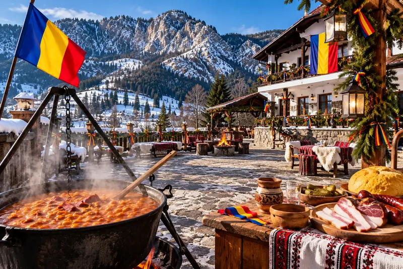 EXCURSIE 2 ZILE SARBATORIM 1 DECEMBRIE LA DAMBOVICIOARA - FASOLE LA TUCI SI PETRECERE